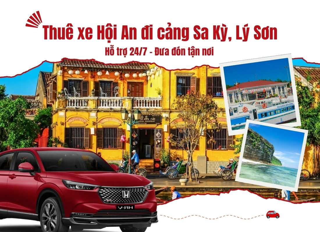 thuê xe hội an đi sa kỳ Thuê xe Hội An đi cảng Sa Kỳ