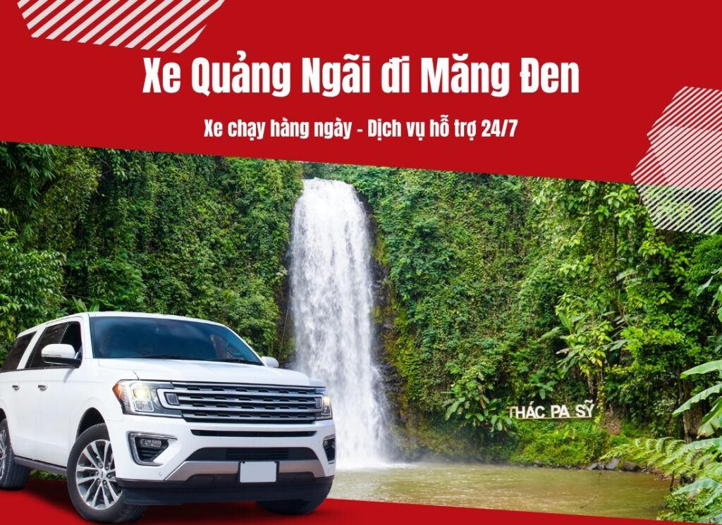 Xe Quảng Ngãi đi Măng Đen