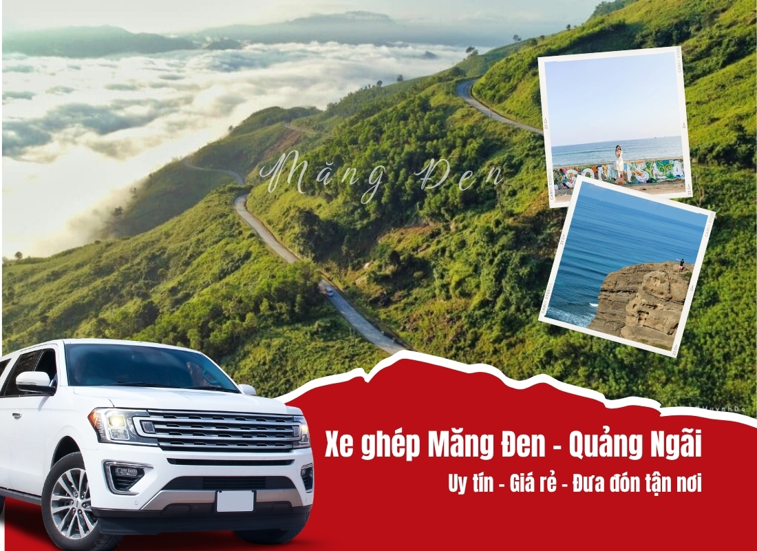 Xe ghép Quảng Ngãi đi Măng Đen