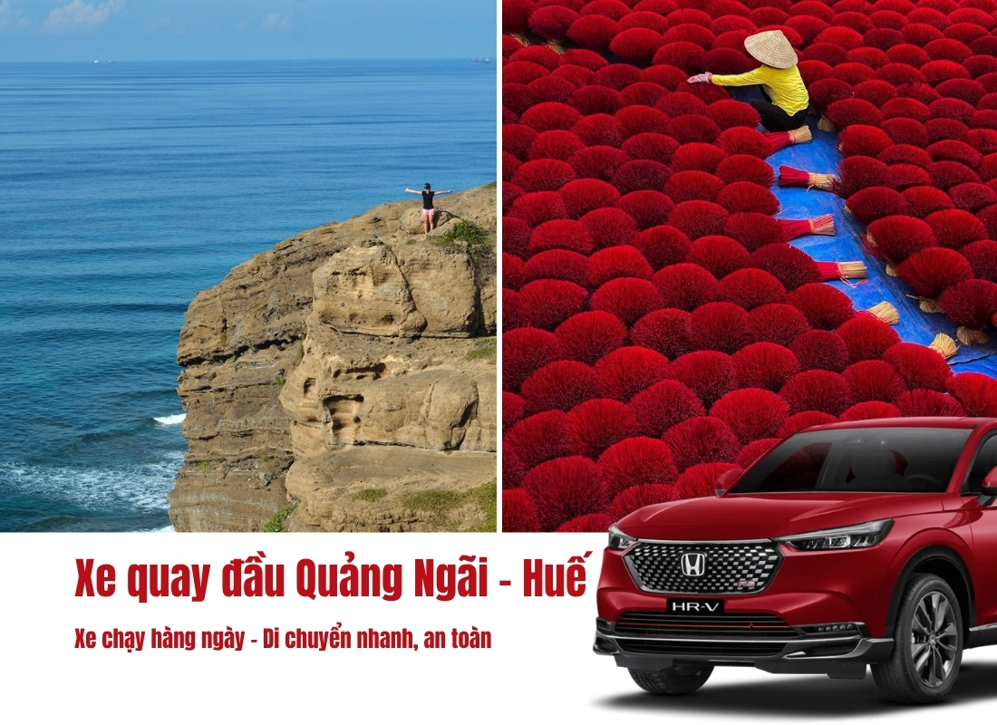 Xe quay đầu Quảng Ngãi - Huế