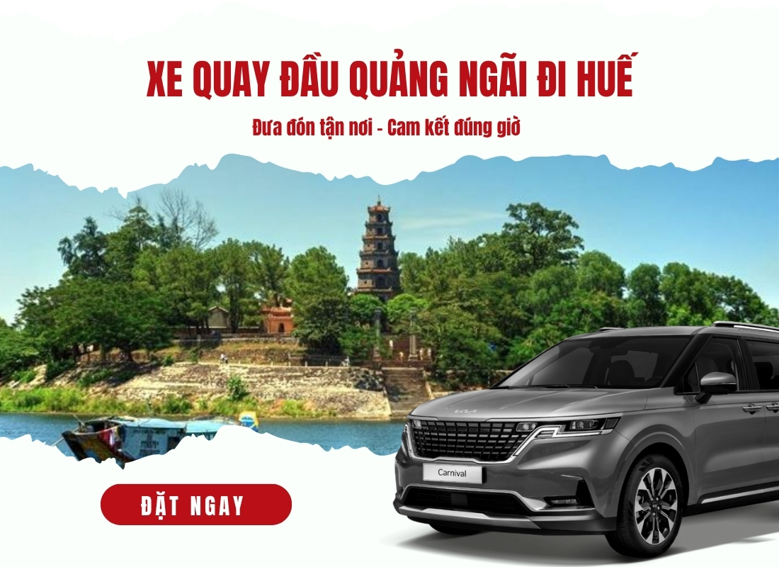 Xe quay đầu Quảng Ngãi - Huế
