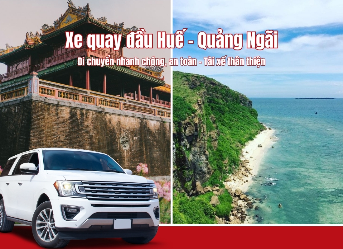 Xe quay đầu Quảng Ngãi - Huế