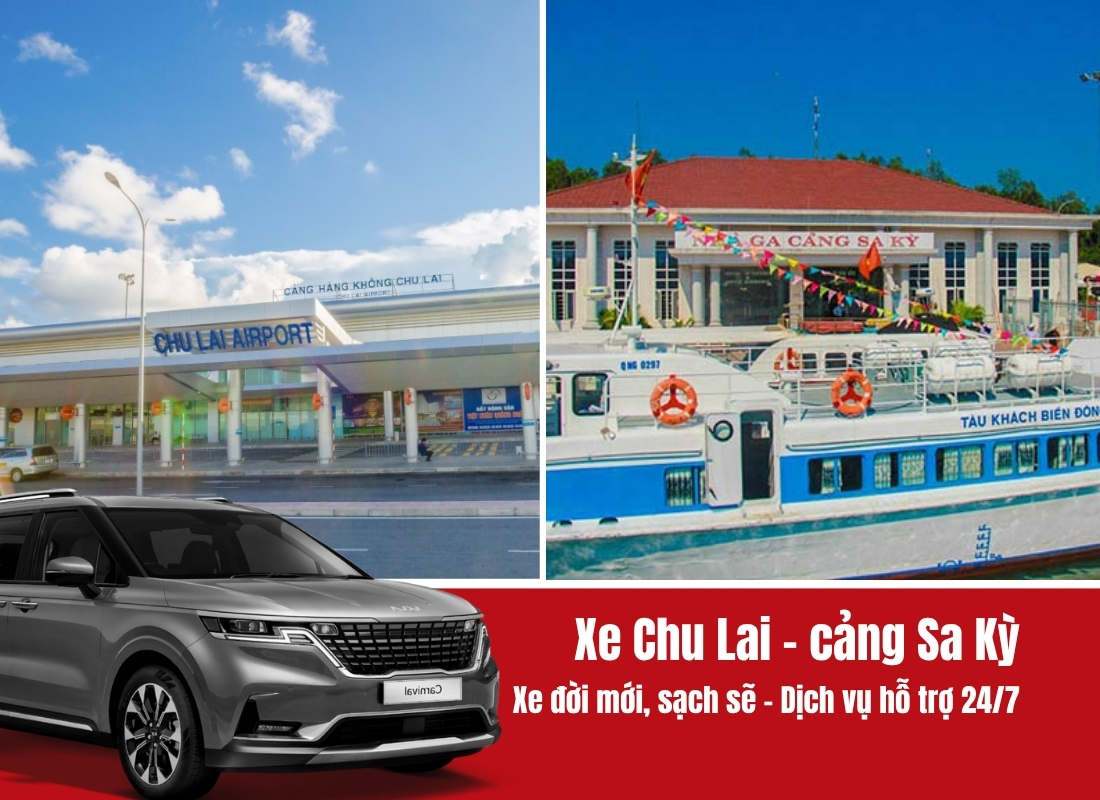 Xe sân bay Chu Lai đi cảng Sa Kỳ